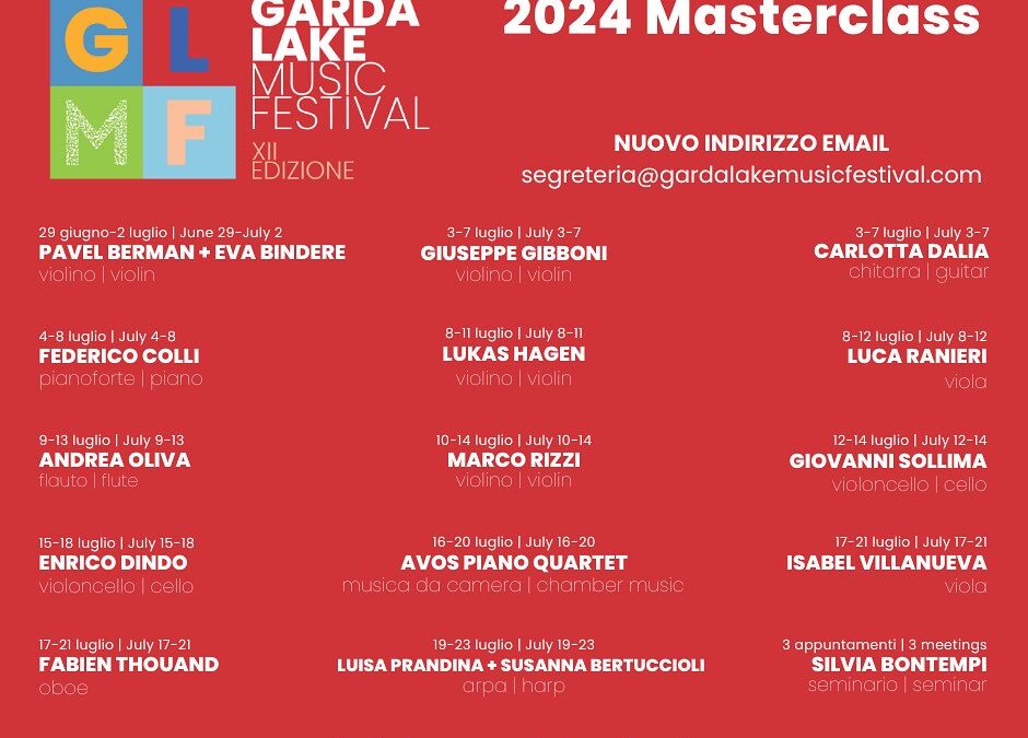 Susanna Bertuccioli e Luisa Prandina al Garda Lake Music Festival 2024